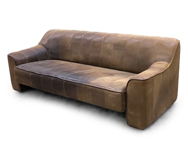 DE SEDE DS-44 BUFFALO LEATHER 3-SEATER SOFA