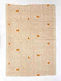 ANGELO TESTA SCREEN-PRINTED FABRIC