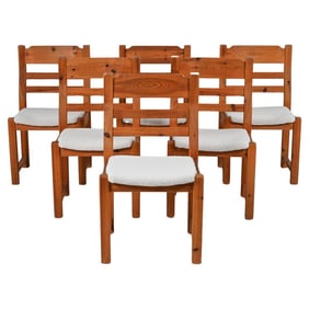 (6) HANS FRYDENDAL PINE 'CHRISTIAN IV' CHAIRS