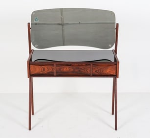 ARNE VODDER DANISH ROSEWOOD VANITY C. 1960S