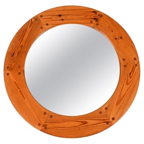 UNO & OSTEN KRISTIANSSON SWEDISH PINE MIRROR