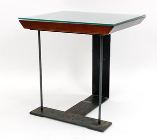 MANNER OF PIERRE CHAREAU SIDE TABLE