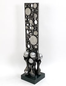 ERNEST BOTTOMLEY 1970 ALUMINUM SCULPTURE