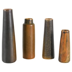 EJVIND NIELSEN (1916-1988) STUDIO VASE GROUP