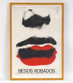 BESOS ROBADOS FRENCH FILM POSTER BY RENE AZCUY