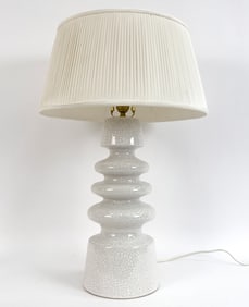 VISUAL COMFORT ANDREAS CRACKLE GLAZED TABLE LAMP