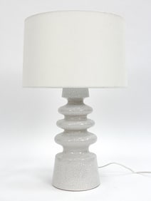 VISUAL COMFORT ANDREAS CRACKLE GLAZED TABLE LAMP