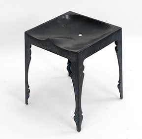 JOHN REEVES ZINC STOOL