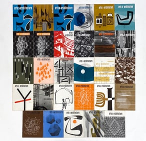 GROUPING CALIFORNIA ARTS & ARCHITECTURE MAGAZINES