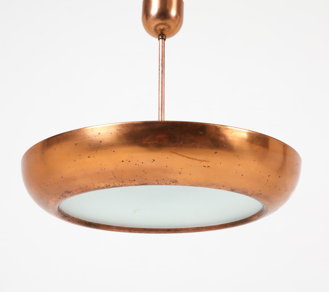 JOSEF HARUK BAUHAUS COPPER PENDANT LIGHT (1 of 10)