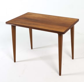 DANISH WALNUT SIDE TABLE C. 1960S
