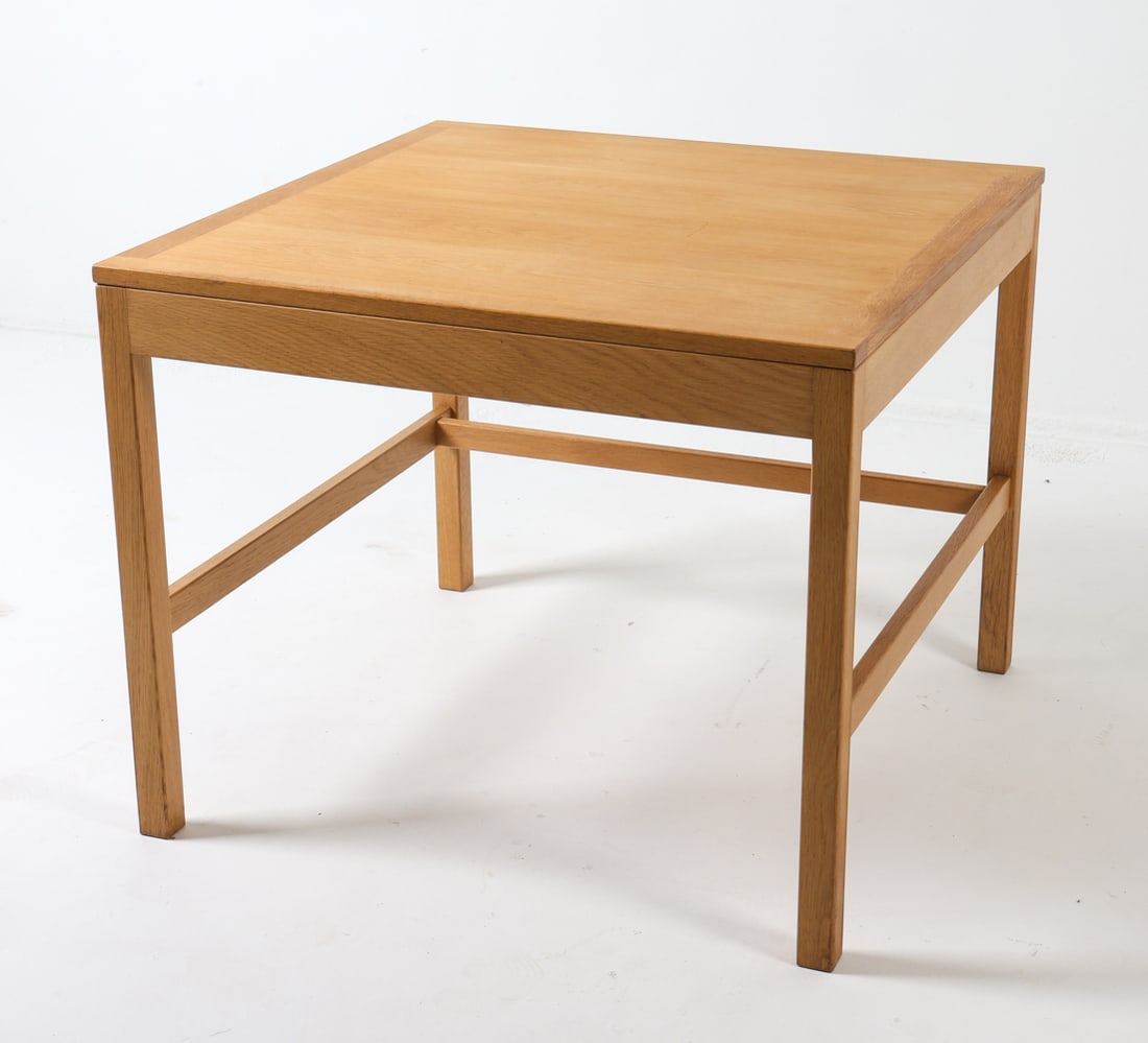 BORGE MOGENSEN DANISH OAK SIDE TABLE C. 1970S (1 of 16)