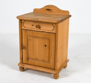 SWEDISH PINE NIGHTSTAND C. 1970S
