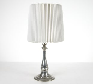 ATTR. JUST ANDERSEN PEWTER TABLE LAMP