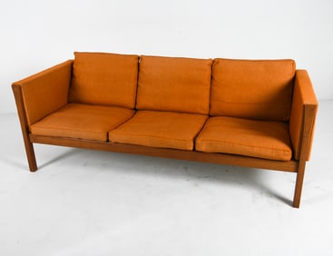 HANS WEGNER AP 62 DANISH TEAK SOFA C. 1960S