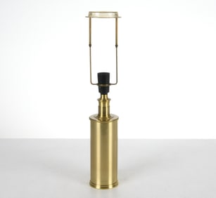 LE KLINT DANISH BRASS TABLE LAMP C. 1970S
