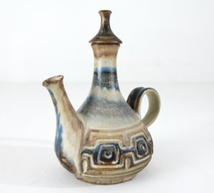 DANISH CERAMIC TEAPOT C. 1970S