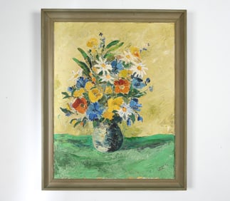 20TH C. DANISH STILL LIFE O/C PAINTING