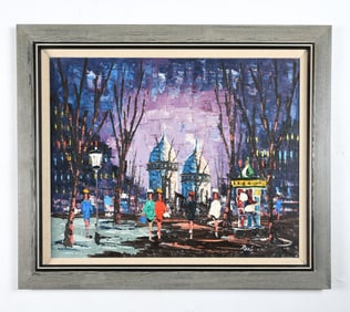 20TH C. IMPRESSIONIST STYLE DANISH O/C PAINTING