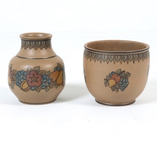 HJORTH DANISH CERAMIC POTTERY GROUPING C. 1970S
