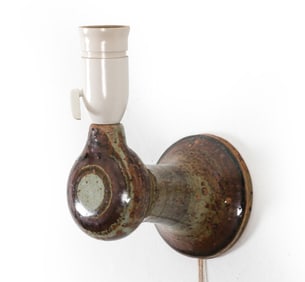 DANISH CERAMIC WALL SCONCE C. 1970S