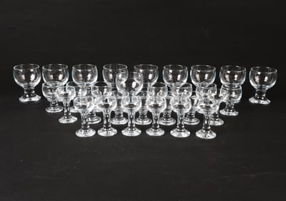 HOLMEGAARD KROGLAS GLASSWARE GROUPING