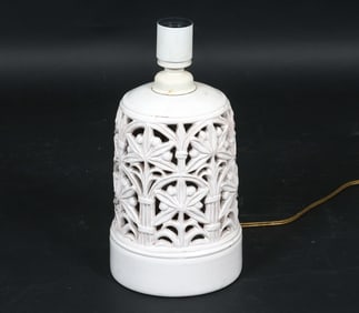 L. HJORTH DANISH CERAMIC TABLE LAMP