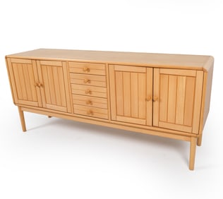 GUNNAR FALSIG DANISH BEECH SIDEBOARD C. 1970S