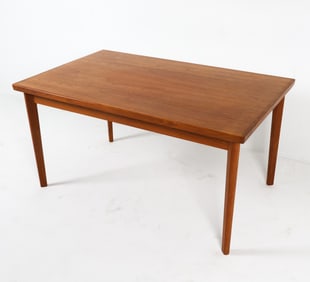 HENNING KJAERNULF TEAK EXTENDING DINING TABLE