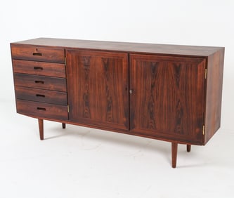 KAI WINDING DANISH ROSEWOOD SIDEBOARD C. 1960S