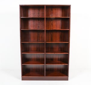 GUNNI OMANN JUN DANISH ROSEWOOD BOOKCASE C. 1960S