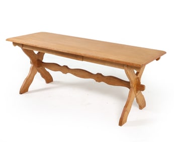 KJAERNULF STYLE DANISH OAK COFFEE TABLE C. 1960S