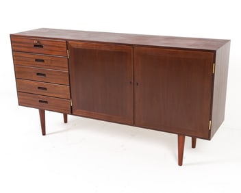 KAI WINDING DANISH MAHOGANY SIDEBOARD C. 1960S