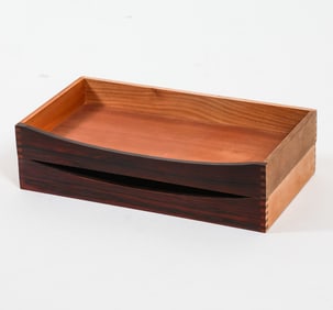 PAIR OF DANISH ROSEWOOD LETTER TRAYS C. 1960S