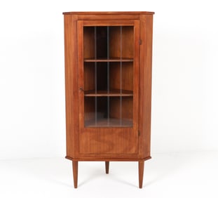 DANISH TEAK CORNER CABINET C. 1960S