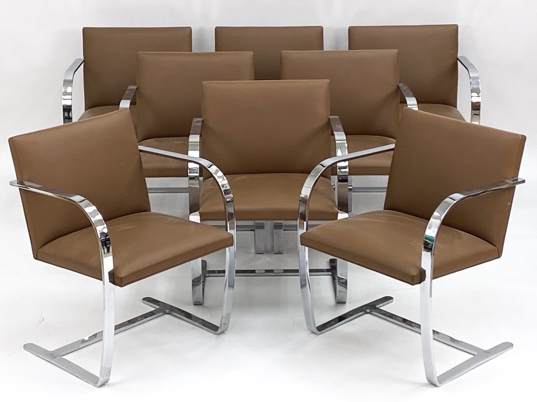 (8) BRNO KNOLL FLAT BAR DINING CHAIRS (1 of 17)