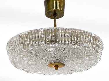 CARL FAGERLUND FOR ORREFORS PENDANT LIGHT C. 1960S
