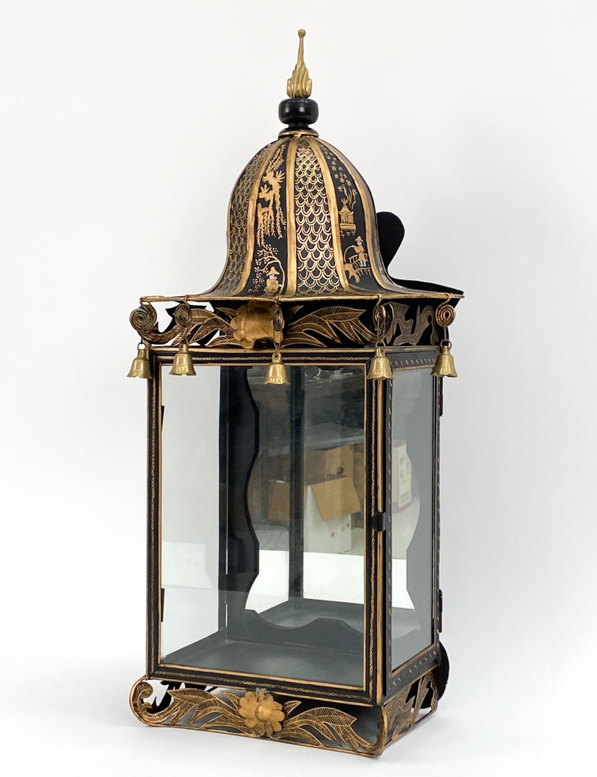 ENGLISH REGENCY STYLE CHINOISERIE LANTERN (1 of 11)