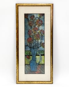 JOHN M. BARTON (1921-2000) STILL LIFE BLOCK PRINT