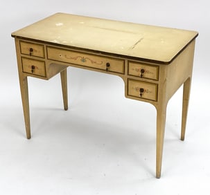 FRENCH PROVINTICAL STYLE PAINTED VANITY DESK