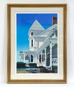HARRY DEVLIN (B.1918) ARCHITECTURAL LITHOGRAPH