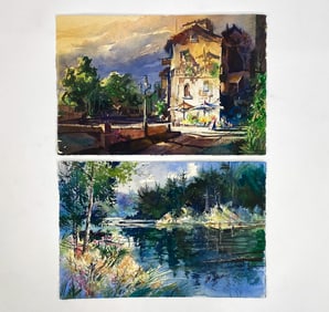 TOM LYNCH (20/21ST C.) WATERCOLORS