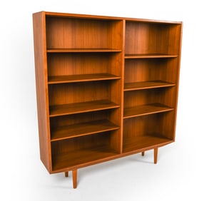 CARLO JENSEN DANISH TEAK BOOKCASE C. 1960S