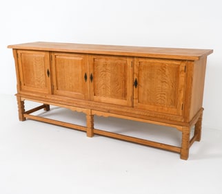 HENNING KJAERNULF DANISH OAK SIDEBOARD C. 1970S