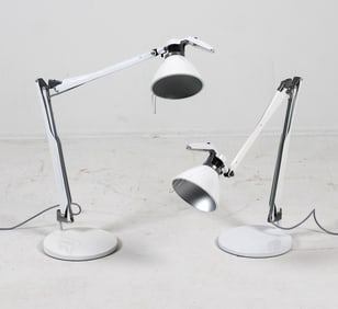 PAIR OF LUCEPLAN FORTEBRACCIO TABLE LAMPS