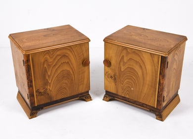 PAIR OF DANISH ART DECO NIGHT STANDS