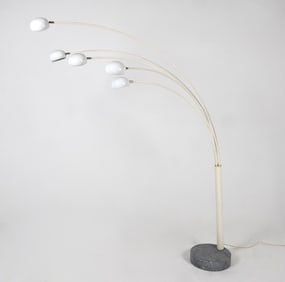 GUSTAV SWEDISH 5-ARM ARC FLOOR LAMP