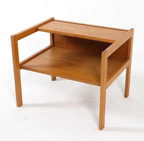 BORNHOLM DANISH OAK SIDE TABLE C. 1970S