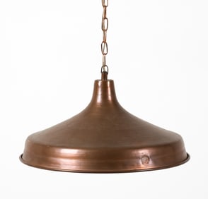 DANISH COPPER PENDANT LIGHT C. 1960S