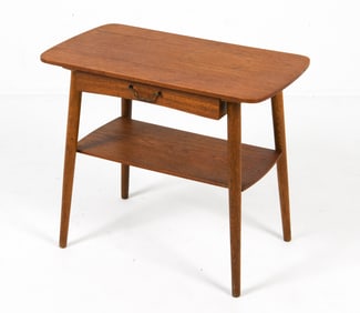 DANISH TEAK SIDE TABLE C. 1960S